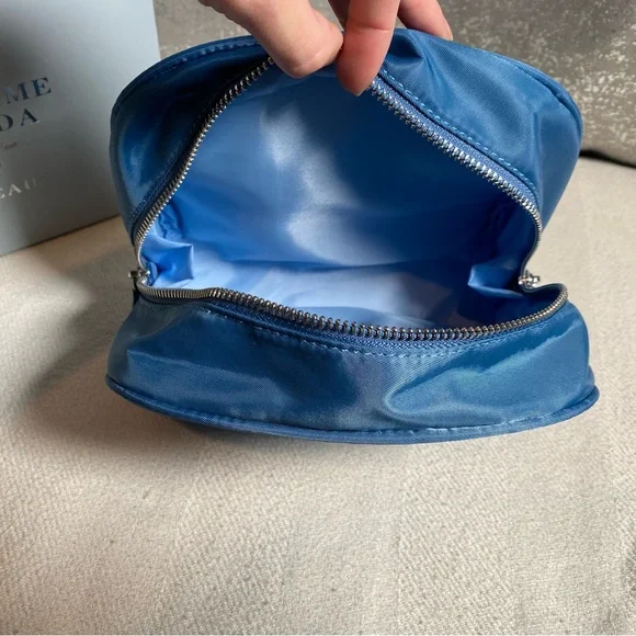 Prada L'Homme Blue Nylon MU Bag - Picture 4 of 5